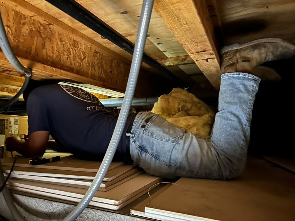 Low-voltage work in the tight spots