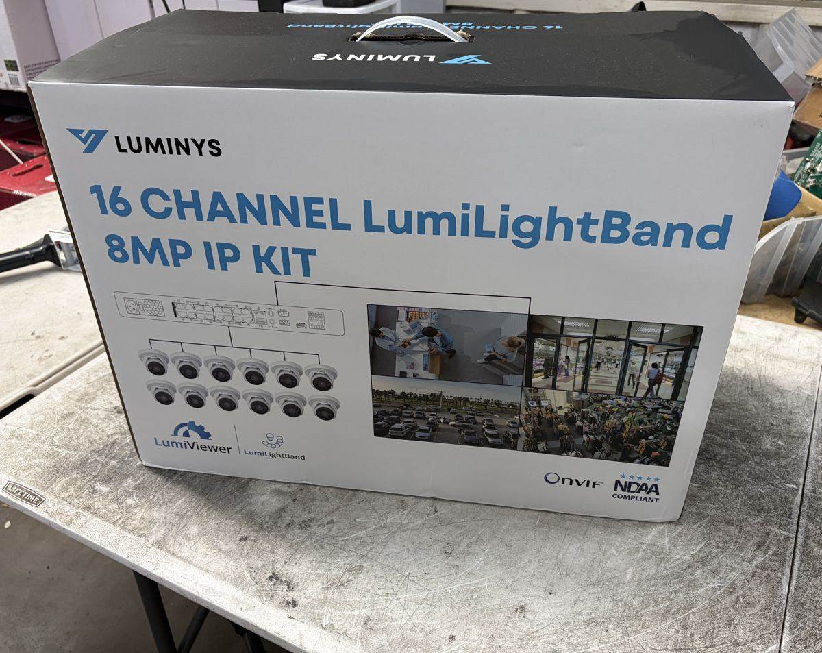 NDAA-compliant Luminys commercial security camera