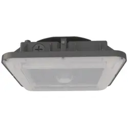 Bronze 50W LED canopy light fixture, square