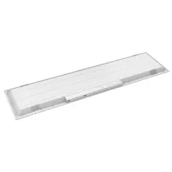 White 1x4 LED back-lit panel light, case of 4
