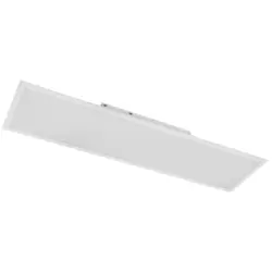 White 1x4 LED panel light, sensor-ready