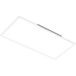 White 2x4 LED panel light, sensor-ready