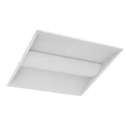 White 2x2 LED troffer light, aluminum alloy housing