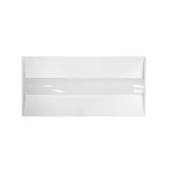 White 2x4 LED troffer light with PC lens