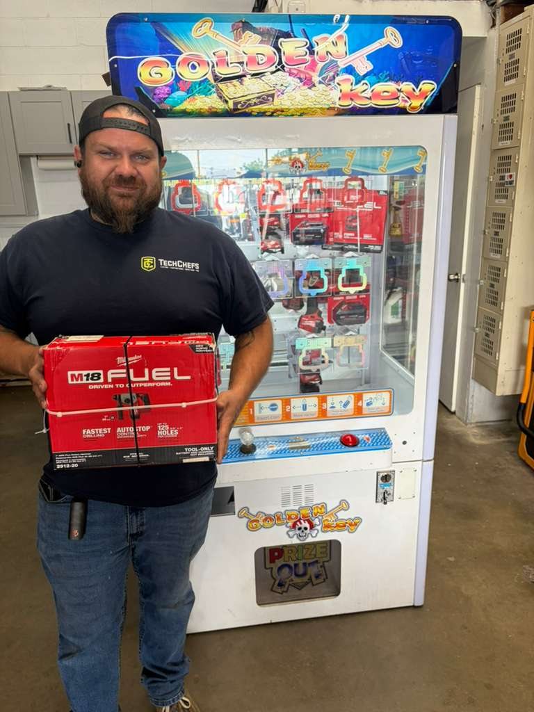 Tech wins tools from the claw machine